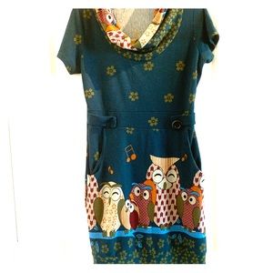 Tenki (NewLookUK) Teal cowl neck Sweater dress